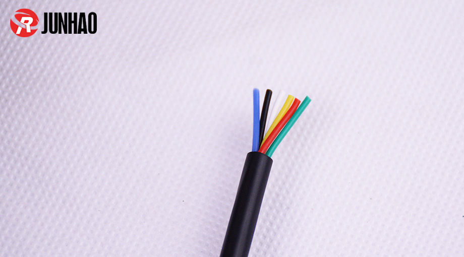 6 core cable with PVC jactet 5.5mm