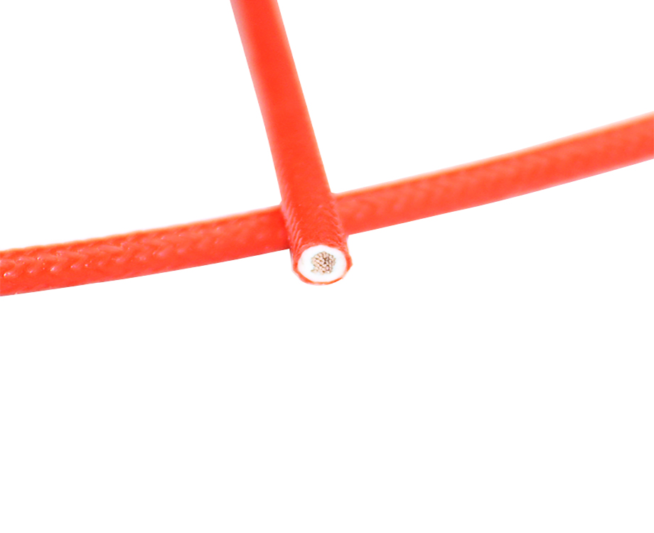 Electrical 1.5mm2 Silicone Rubber Coated Fiberglass Braided Cable 2