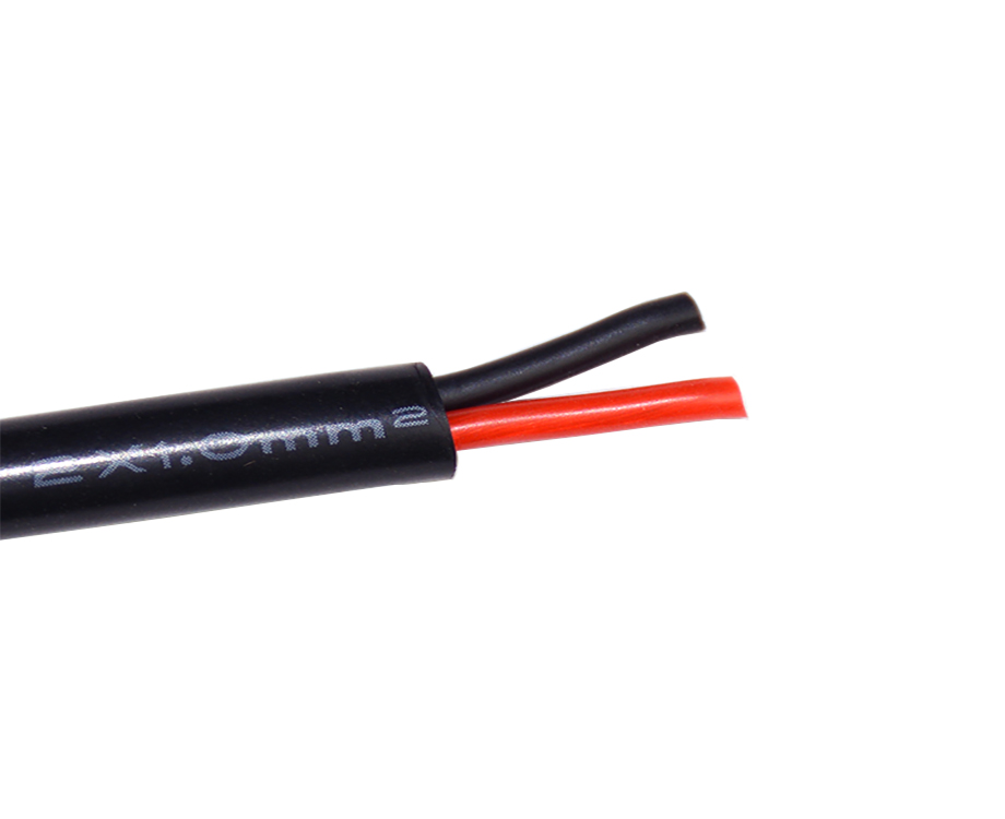 FEP with PVC Sheath 2 core Transparent Lighting Cable 1